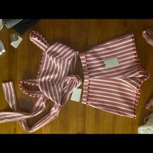 Alexis. Cream and red. Excellent condition NWT